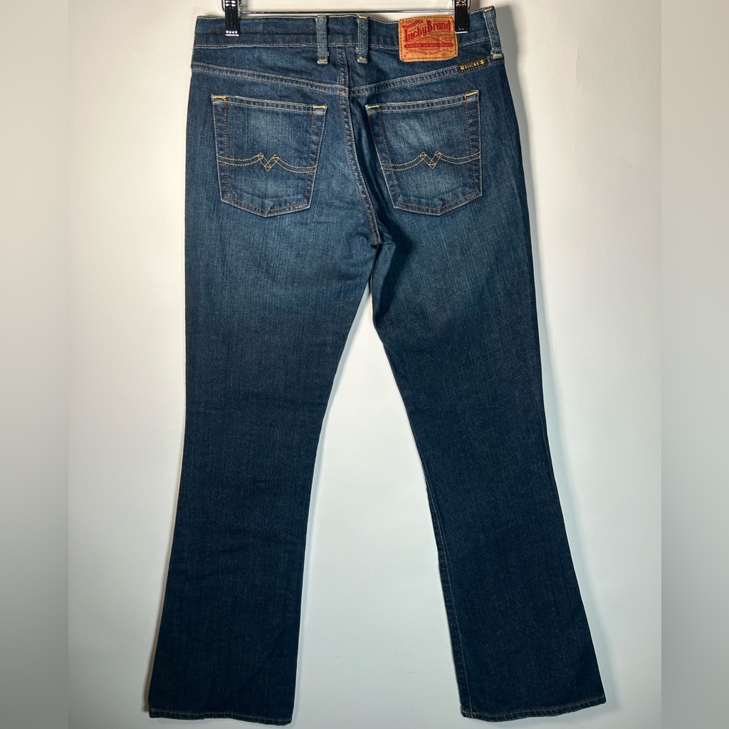 Dark Blue Lowrise Lucky Brand Bootcut Flared Jean